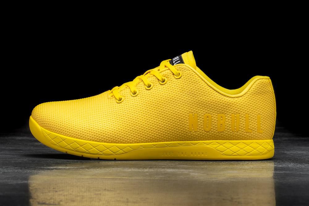 Trainers NOBULL Femme Jaune - Chaussures NOBULL Lemon Drop Superfabric,France (5693-HVBSD)